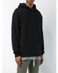 Мужской черный худи от John Elliott