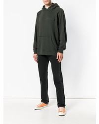 Мужской черный худи от R13