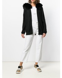 Женский черный худи от Mr & Mrs Italy