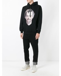 Мужской черный худи от Ih Nom Uh Nit