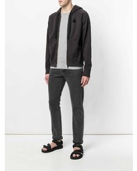 Мужской черный худи от Isabel Marant