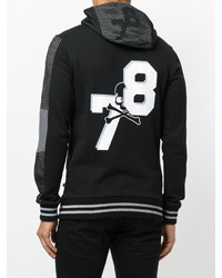 Мужской черный худи от Philipp Plein