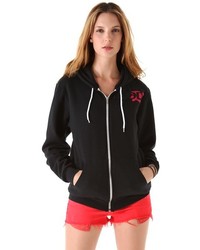 Женский черный худи от Freecity