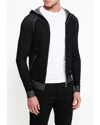 Мужской черный худи от New Brams