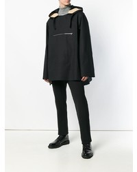 Мужской черный худи от Jil Sander