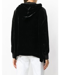 Женский черный худи от Gold Hawk