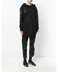 Женский черный худи от Versus