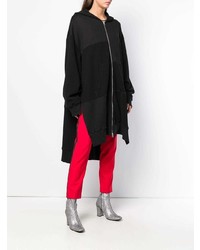Женский черный худи от MM6 MAISON MARGIELA