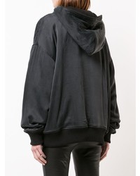 Женский черный худи от Amiri