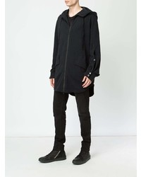 Мужской черный худи от Ann Demeulemeester