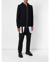 Мужской черный худи от Unravel Project