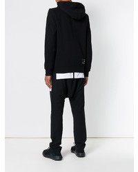 Мужской черный худи от Unravel Project