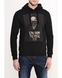 Мужской черный худи от Replay