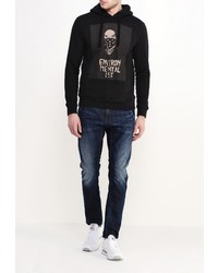 Мужской черный худи от Replay