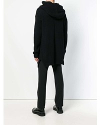 Мужской черный худи от Rick Owens