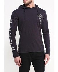 Мужской черный худи от Ringspun