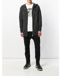 Мужской черный худи от Overcome