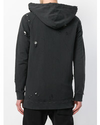 Мужской черный худи от Overcome