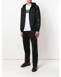 Мужской черный худи от DSQUARED2