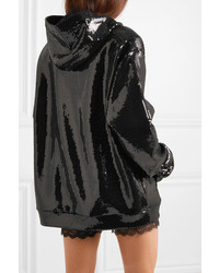 Женский черный худи от Dundas