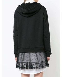 Женский черный худи от RED Valentino