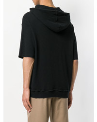 Мужской черный худи от Maison Margiela