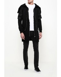 Мужской черный худи от Sixth June