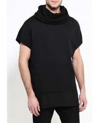 Мужской черный худи от Sixth June