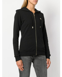 Женский черный худи от Philipp Plein