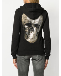 Женский черный худи от Philipp Plein