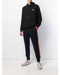 Мужской черный худи от Karl Lagerfeld