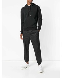 Мужской черный худи от AMI Alexandre Mattiussi