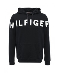 Мужской черный худи от Tommy Hilfiger Denim