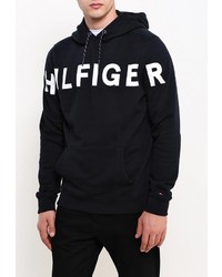 Мужской черный худи от Tommy Hilfiger Denim