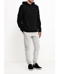 Мужской черный худи от Topman