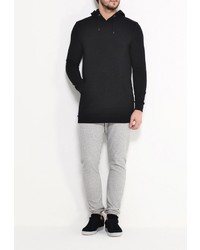 Мужской черный худи от Topman