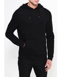 Мужской черный худи от Topman