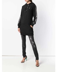 Женский черный худи от Philipp Plein