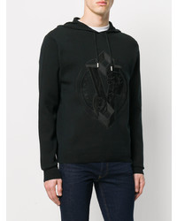 Мужской черный худи от Versace Jeans