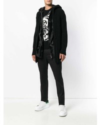 Мужской черный худи от Valentino