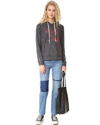 Женский черный худи от Sundry