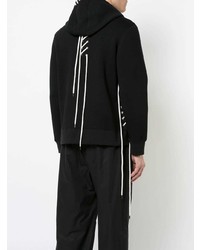 Мужской черный худи от Craig Green