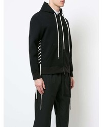 Мужской черный худи от Craig Green