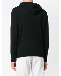 Мужской черный худи от Laneus