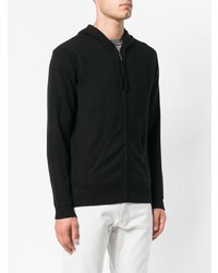 Мужской черный худи от Laneus