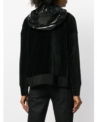 Женский черный худи от Moncler