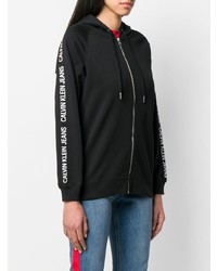 Женский черный худи от Calvin Klein Jeans