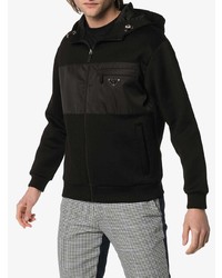 Мужской черный худи от Prada