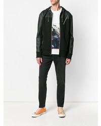 Мужской черный худи от Just Cavalli