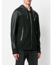 Мужской черный худи от Just Cavalli